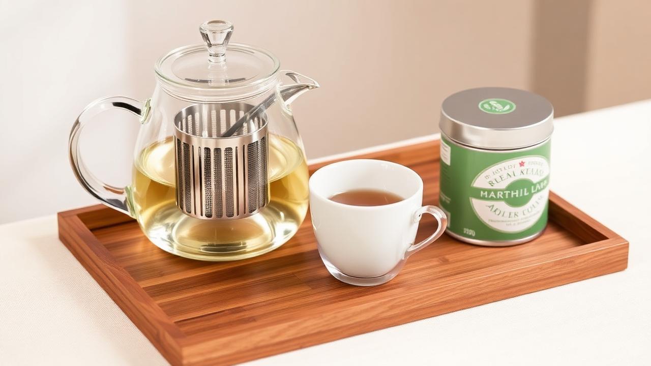 Beginner tea set with teapot and cups